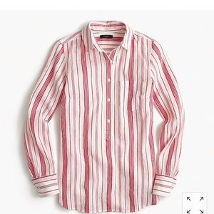 J Crew classic popover in cotton gauze